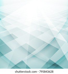 Abstract geometric Blue and gray with space modern design on Light gray silver background, vector illustration
