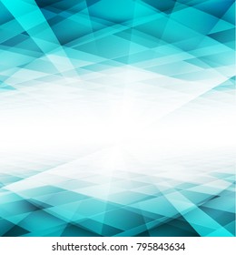 Abstract geometric Blue and gray with space modern design on Light gray silver background, vector illustration