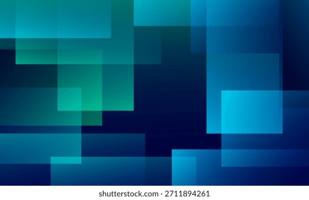 Abstract geometric blue and green background. Eps10 vector