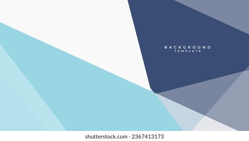 abstract geometric blue and grey colorful background template for presentation