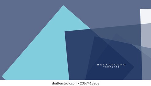 abstract geometric blue and grey colorful background template for presentation