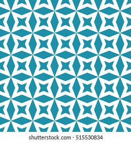 Abstract geometric blue hipster fashion pillow pattern