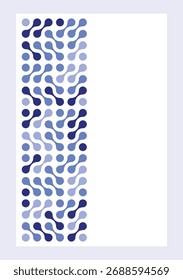 Abstrato azul geométrico líquido conectado círculo pontos sobre fundo branco. Ícone metaball colorido, Formas de círculo vetorial, Morphing blob vetor elementos para branding, embalagem, cartaz, banner, papel de parede