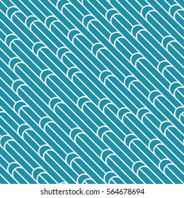 Abstract geometric blue minimal graphic design lines pattern