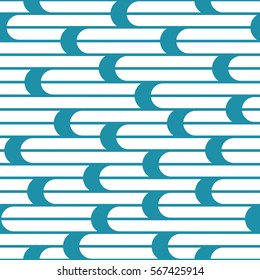 Abstract geometric blue minimal graphic design lines pattern