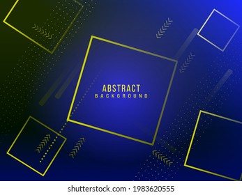 Abstract geometric blue modern shape pattern background vector