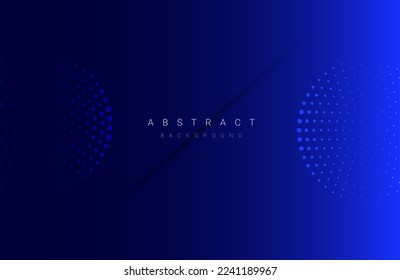 Abstract geometric blue modern stylish background design vector