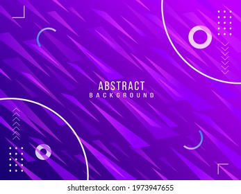 Abstract geometric blue pattern with lines modern pattern background vector