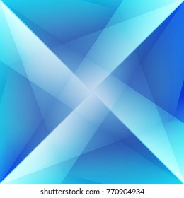 Abstract geometric blue with space modern design on Light gray silver background, vector illustration