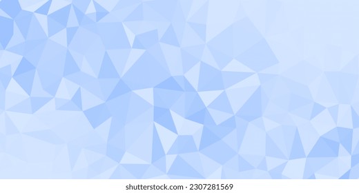 abstract geometric blue triangle background