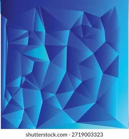 Fondo poligonal Abstractas geométrico y triángulo azul.