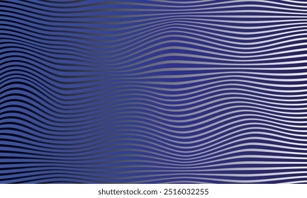 Abstrakter geometrischer blauer Wellenlinienhintergrund. Geometrisches Element. abstraktes Muster.