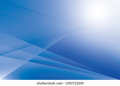 Abstract geometric blue and white color background. Vector, illustration.