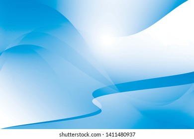 Abstract geometric blue and white color background. Vector, illustration.
