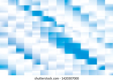 Abstract geometric blue and white color background. Vector, illustration.