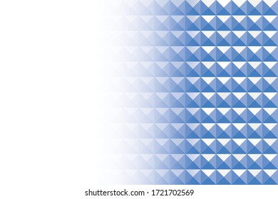 Abstract geometric blue and white color background. Vector, illustration.