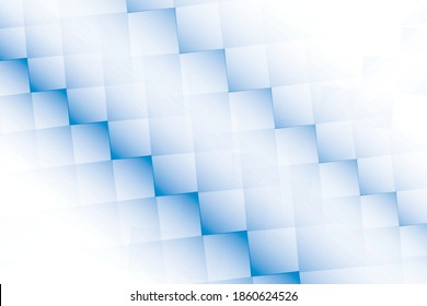 Abstract geometric blue and white color background. Vector, illustration.