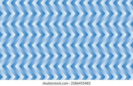 abstract geometric blue white gradient zigzag lines pattern.