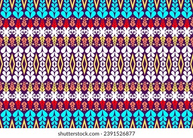 Abstract geometric Blue Yellow Red White graphic design print cross tile pattern