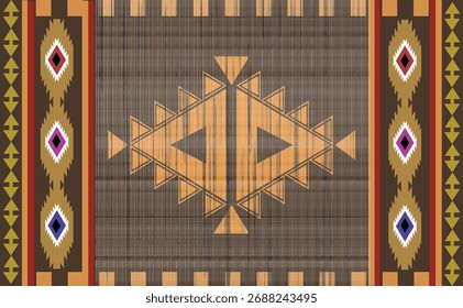 Padrão Botânico Geométrico Abstrato Um padrão vetorial moderno que combina geometria abstrata com inspiração botânica fluente. O design possui grandes recursos.