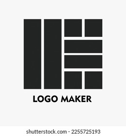 Abstraktes geometrisches Box Logo-Design. Silhouette Box, 3D Box Logo Design.