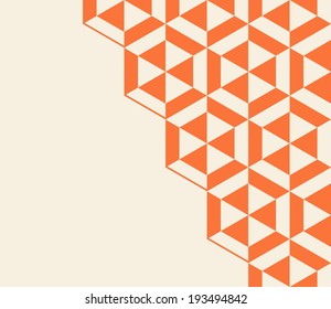 Abstract geometric bright background