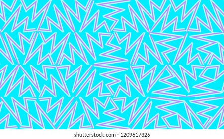 Abstract geometric bright blue background in vector graphic imagies