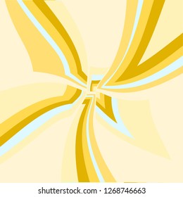 Abstract geometric bright multicolor pattern. Soft dynamic lines. Vector illustration