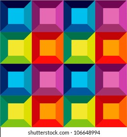 Abstract geometric bright seamless background