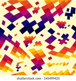 Abstract geometric bright seamless background 