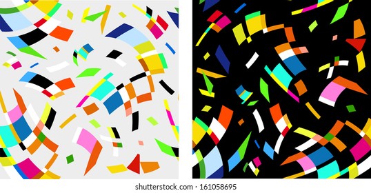 Abstract geometric bright seamless background 