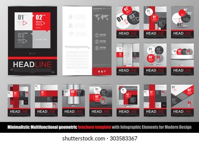 Abstract geometric brochure template. Map.
Flyer Layout. Flat Style. Infographic Elements. Vector illustration. 
Minimalistic multifunctional media backdrop. Icons.  