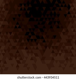 Abstract Geometric Brown Background. Vector Illustration.