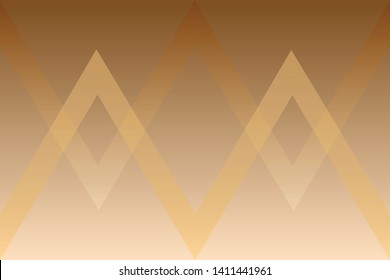 Abstract geometric brown color background, vector illustration