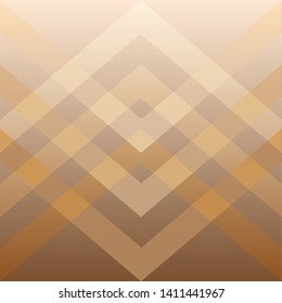 Abstract geometric brown color background, vector illustration