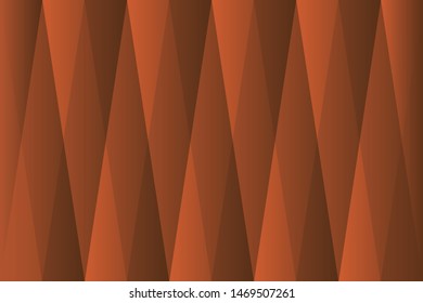 Abstract geometric brown color background, vector illustration