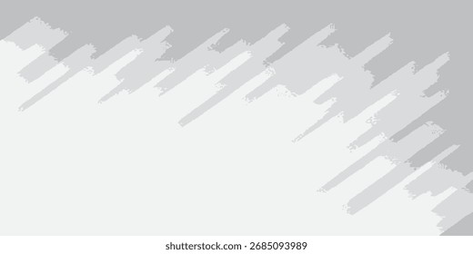 Padrão abstrato de traçado de pincel geométrico em tons de cinza neutro, criando um design de plano de fundo mínimo moderno ideal para projetos digitais criativos, de impressão ou da Web.