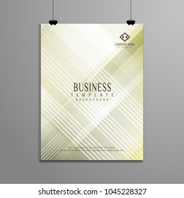 Abstract geometric business brochure stylish template design