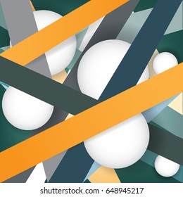 Abstract Geometric Business Concept full Color backgrounds. Vector illustration 
