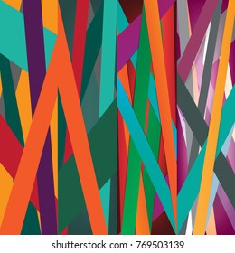Abstract Geometric Business Concept full Color backgrounds. Vector illustration