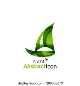 Abstract geometric business corporate emblem. Logo icon design for travel or any other idea