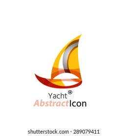 Abstract geometric business corporate emblem. Logo icon design for travel or any other idea