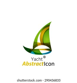 Abstract geometric business corporate emblem. Logo icon design for travel or any other idea