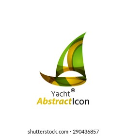 Abstract geometric business corporate emblem. Logo icon design for travel or any other idea