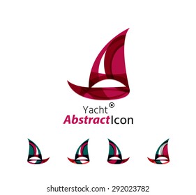 Abstract geometric business corporate emblem. Logo icon design for travel or any other idea