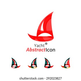 Abstract geometric business corporate emblem. Logo icon design for travel or any other idea
