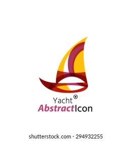 Abstract geometric business corporate emblem. Logo icon design for travel or any other idea