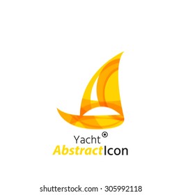 Abstract geometric business corporate emblem. Logo icon design for travel or any other idea