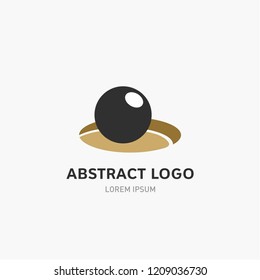 abstract geometric business icon set. Business logo template