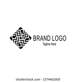 abstract geometric business logos, for the web or company